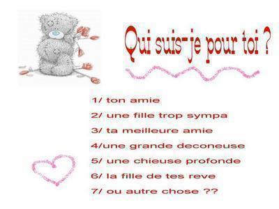 que suis je pour toi